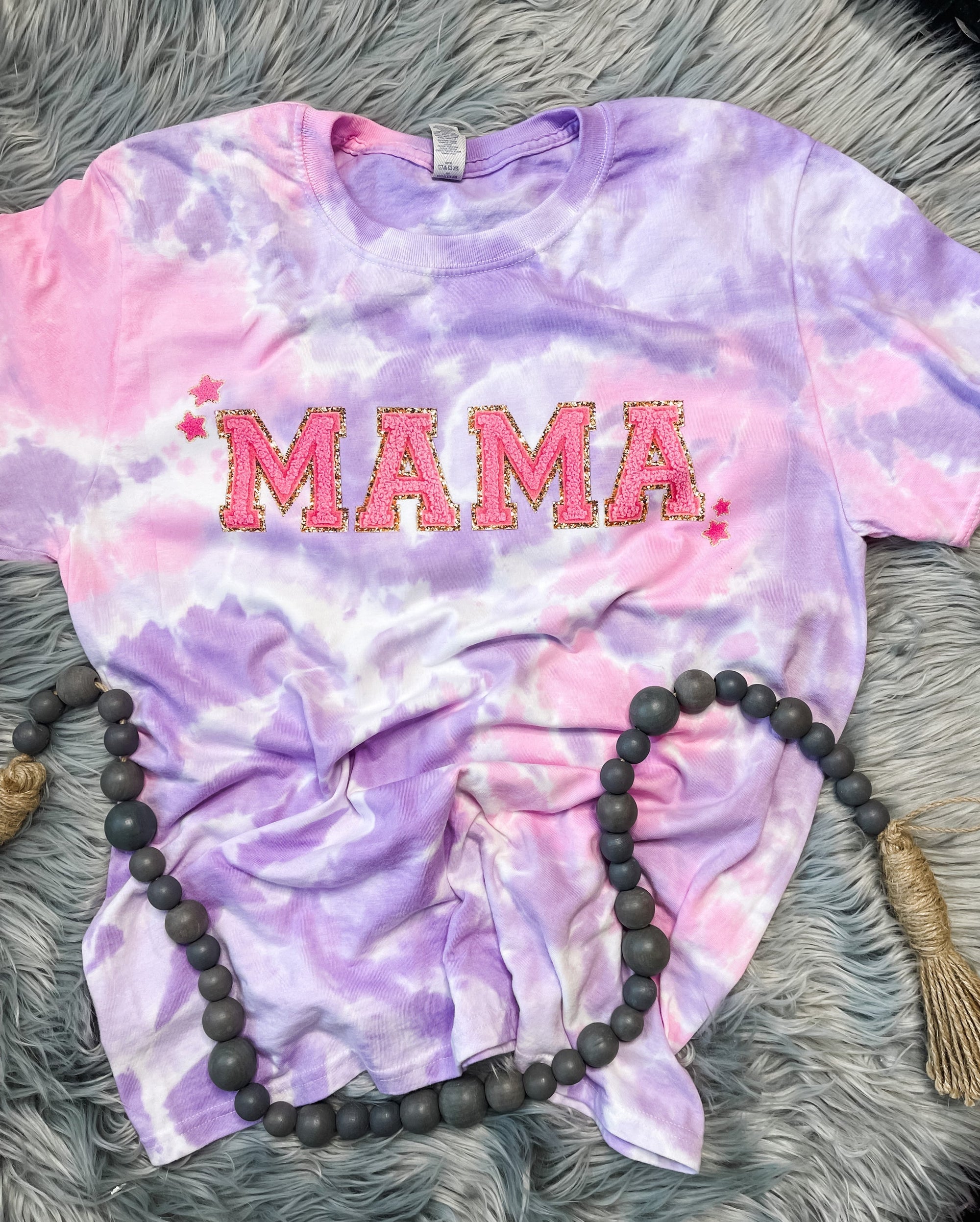 MAMA Patches Tie Dye Tee